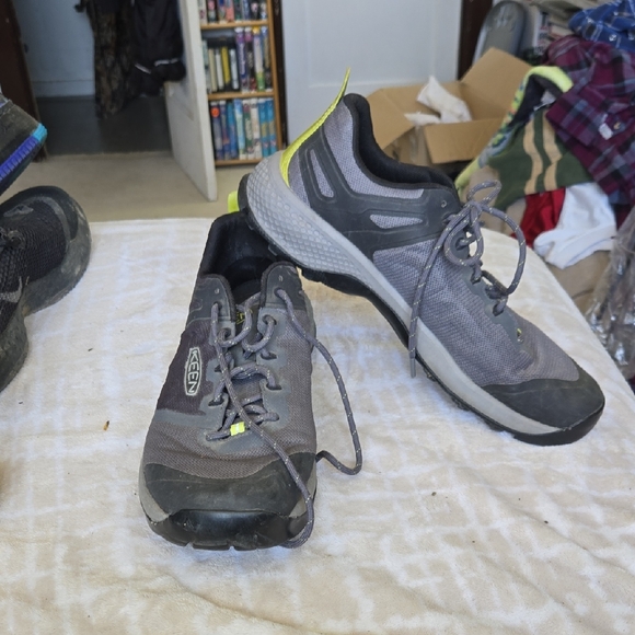 Keen Other - Keen Men's Charcoal and Lime Athletic Shoes